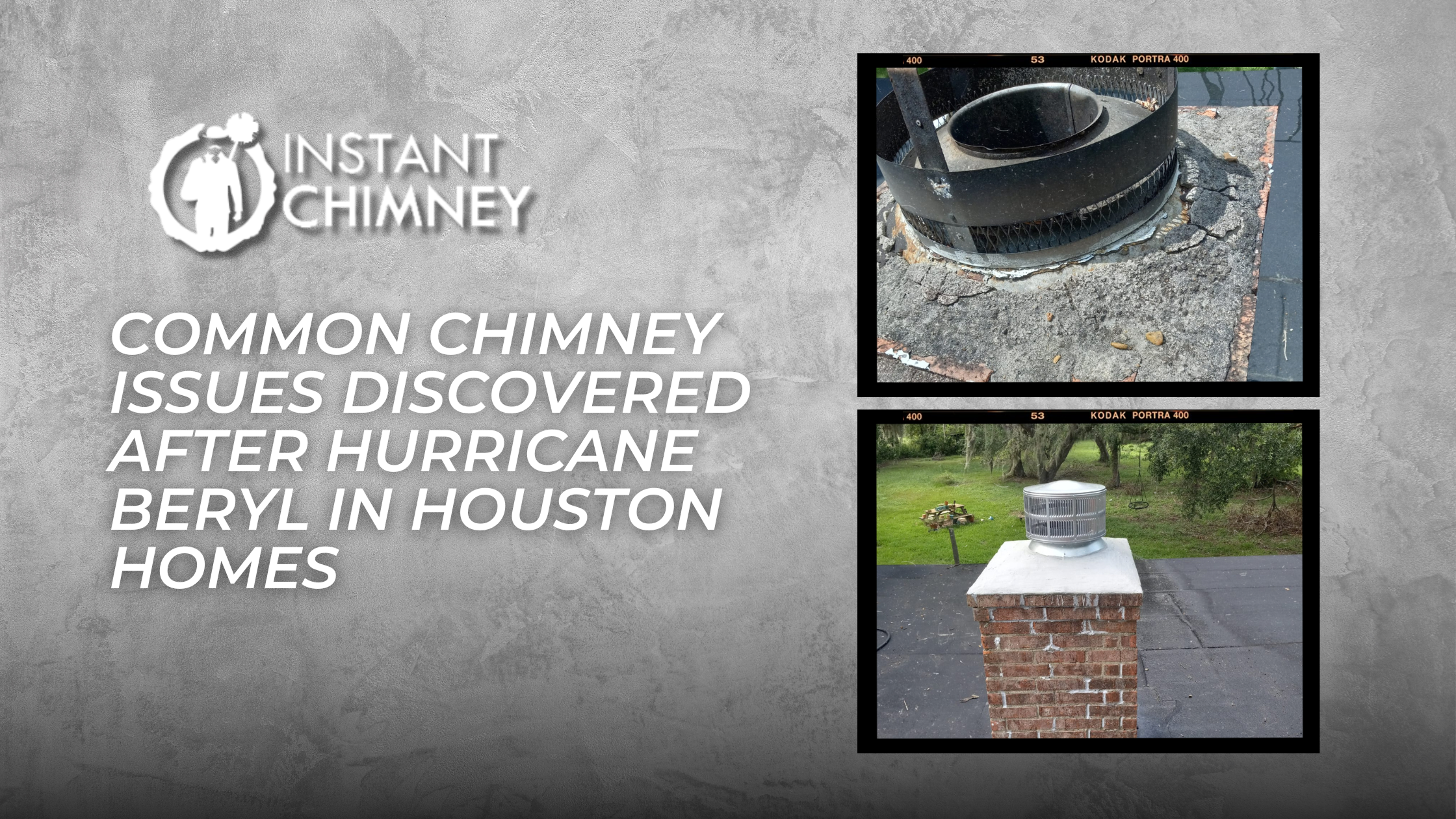 Read more about the article Common Chimney Issues Discovered After Hurricane Beryl in Houston Homes