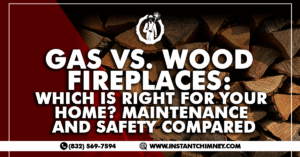 Read more about the article Gas vs. Wood Fireplaces: Which Is Right for Your Home? Maintenance and Safety Compared