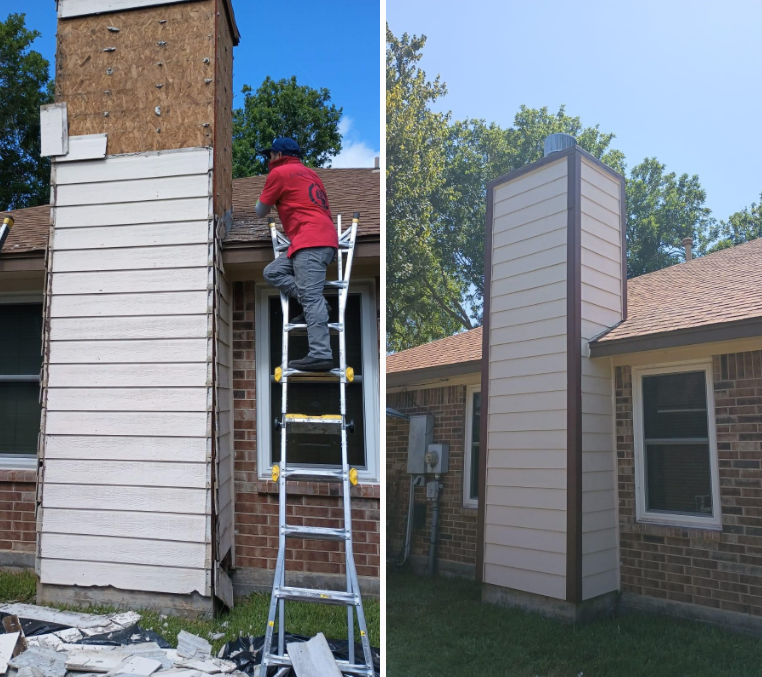 Chimney Hardie Plank Siding